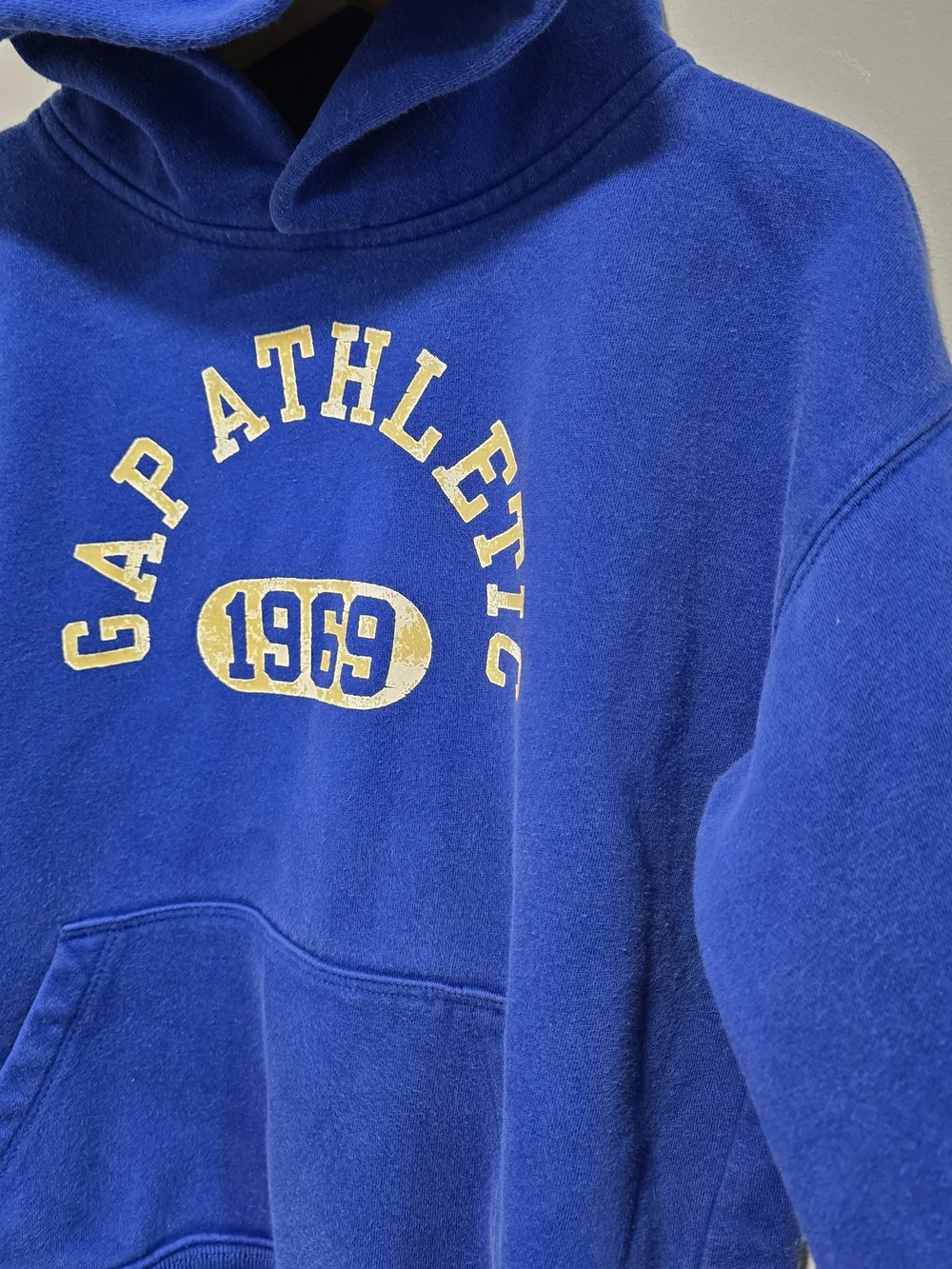 GAP Kids Vintage Soft Gap Athletic Logo Hoodie 6-7